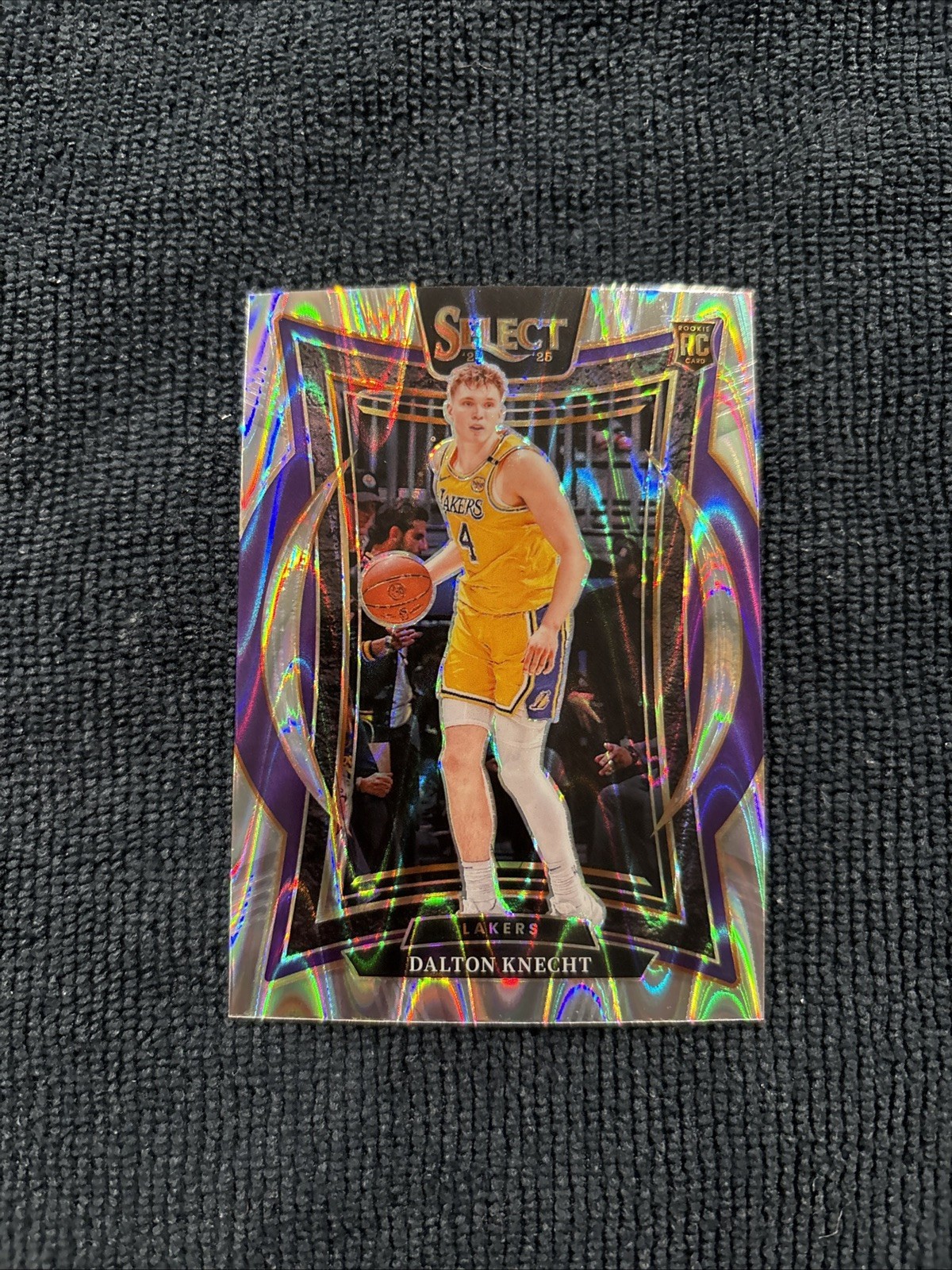 2024-25 Panini Select Concourse #91 Dalton Knecht Lakers RC Elephant Prizm