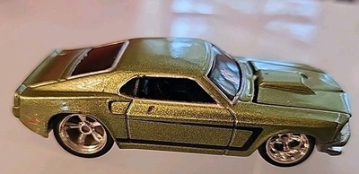HOT WHEELS ULTRA HOTS 1969 FORD MUSTANG FASTBACK REAL RIDERS '69 Mfk Olive Green