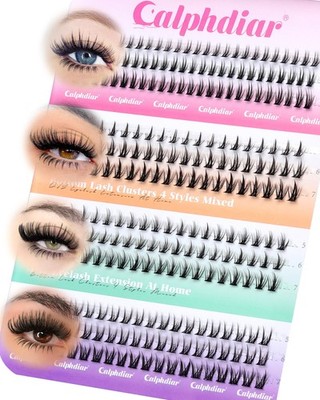 Bottom Lash Clusters DIY Eyelash Extensions 4 Styles Lower Lashes Wispy Botto...