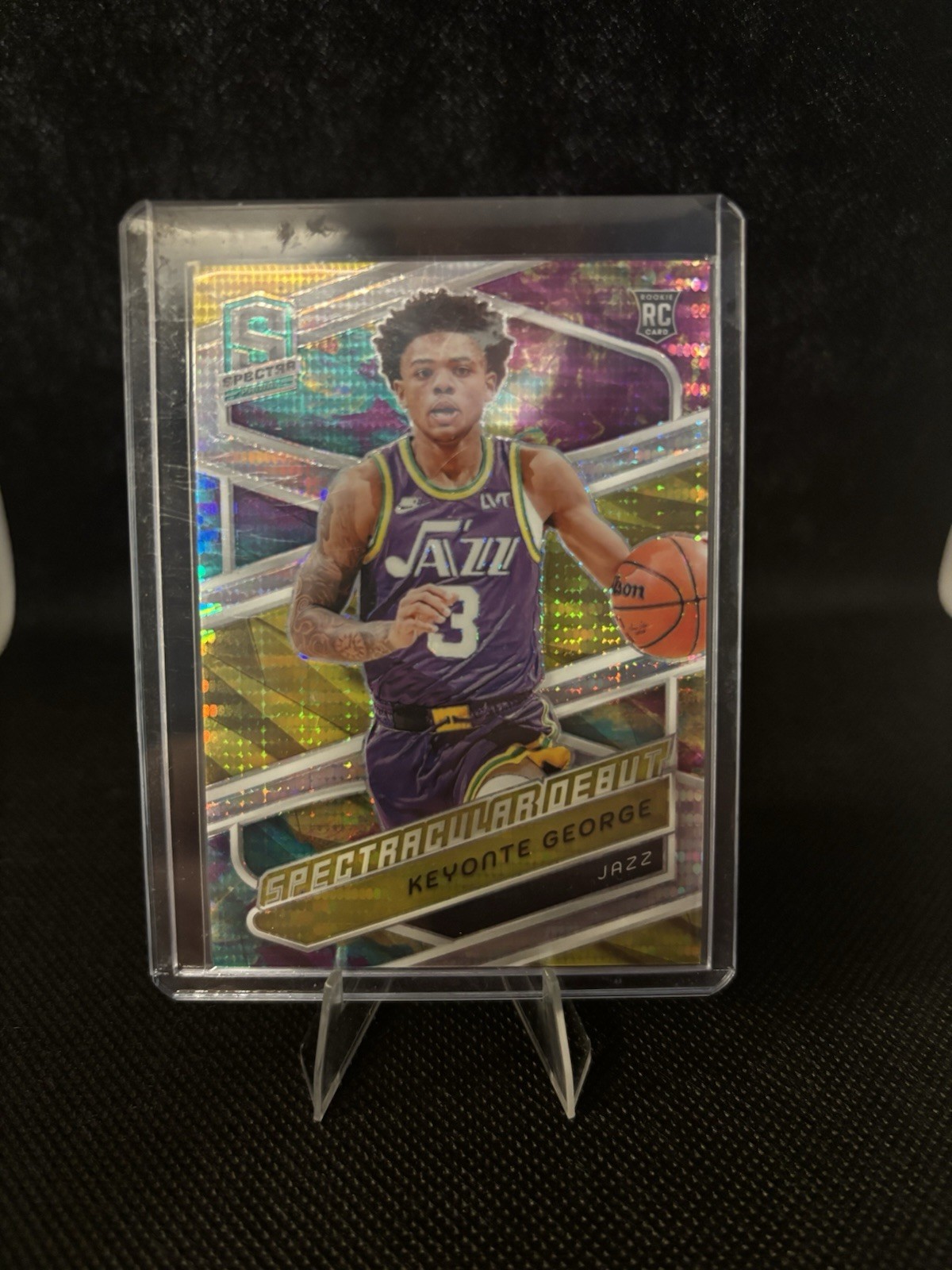 2023-24 Panini Spectra Keyonte George #135 RC Rookie Celestial /125