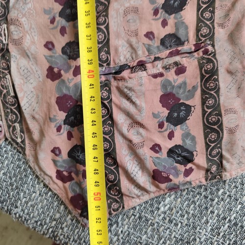 Chaleco Chaleco Vintage Mr.Rodia Para Hombre Rosa Floral Años 90 Hipster Talla 4 M - Imagen 15 de 17