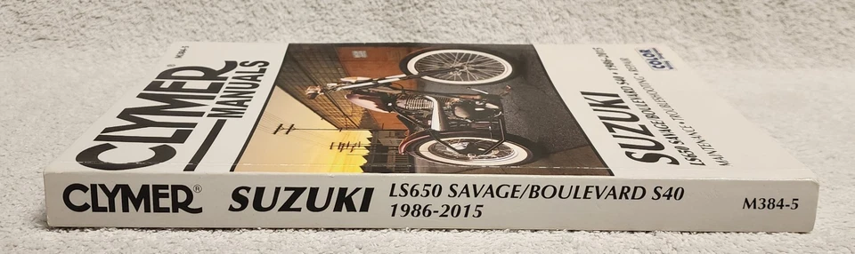 Manual de reparación de taller de servicio Clymer M384-5 Suzuki LS650 Savage Boulevard S40 86-15 Foto 3 de 4