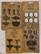 Tim Holtz idea-ology embellishments Lot of 4 