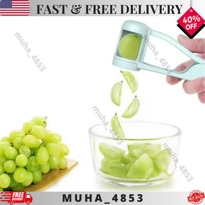Tomato Slicer Cutter Grape Tools Cherry Fruit Salad Splitter Artifact for Toddle