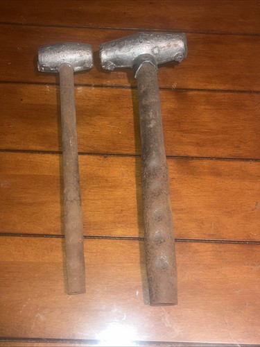 2 Vtg Lead Malet / Hammers - 6 LB Total. - Picture 2 of 2