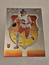 2024 Panini Select - Select Certified Rookies Bo Nix #4 (RC)