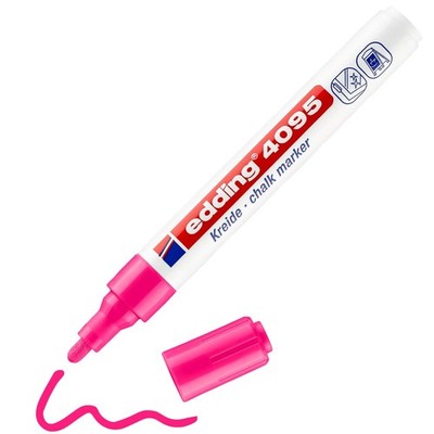 edding 4095 Chalk Marker - Neon Pink