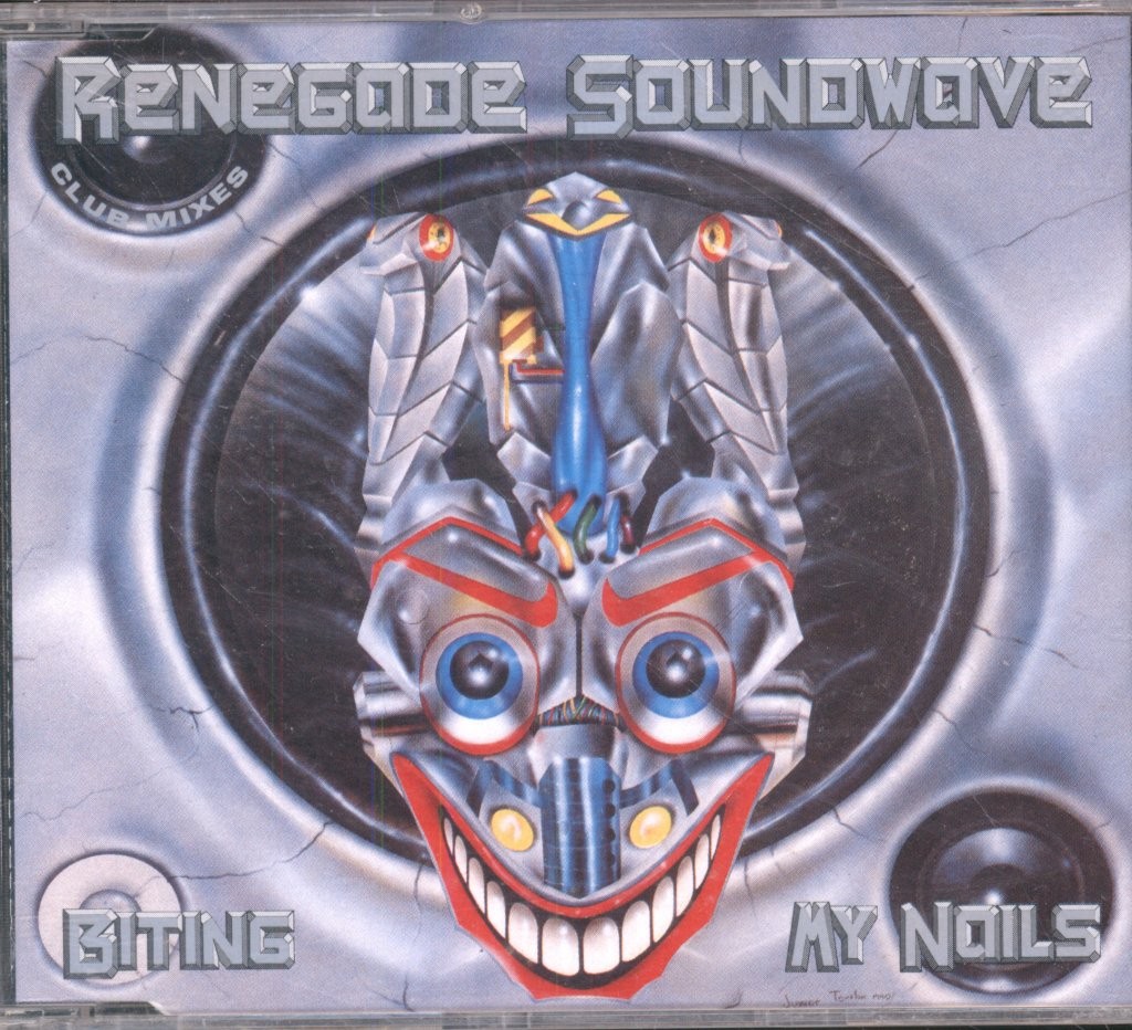 Renegade Soundwave Biting My Nails CD UK Mute 1990 single in slim case CDMUTE112