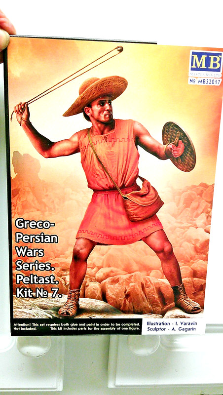 GRECO-PERSIAN Wars series Peltast-Figural Model kit-MB- 1:32th Master Box