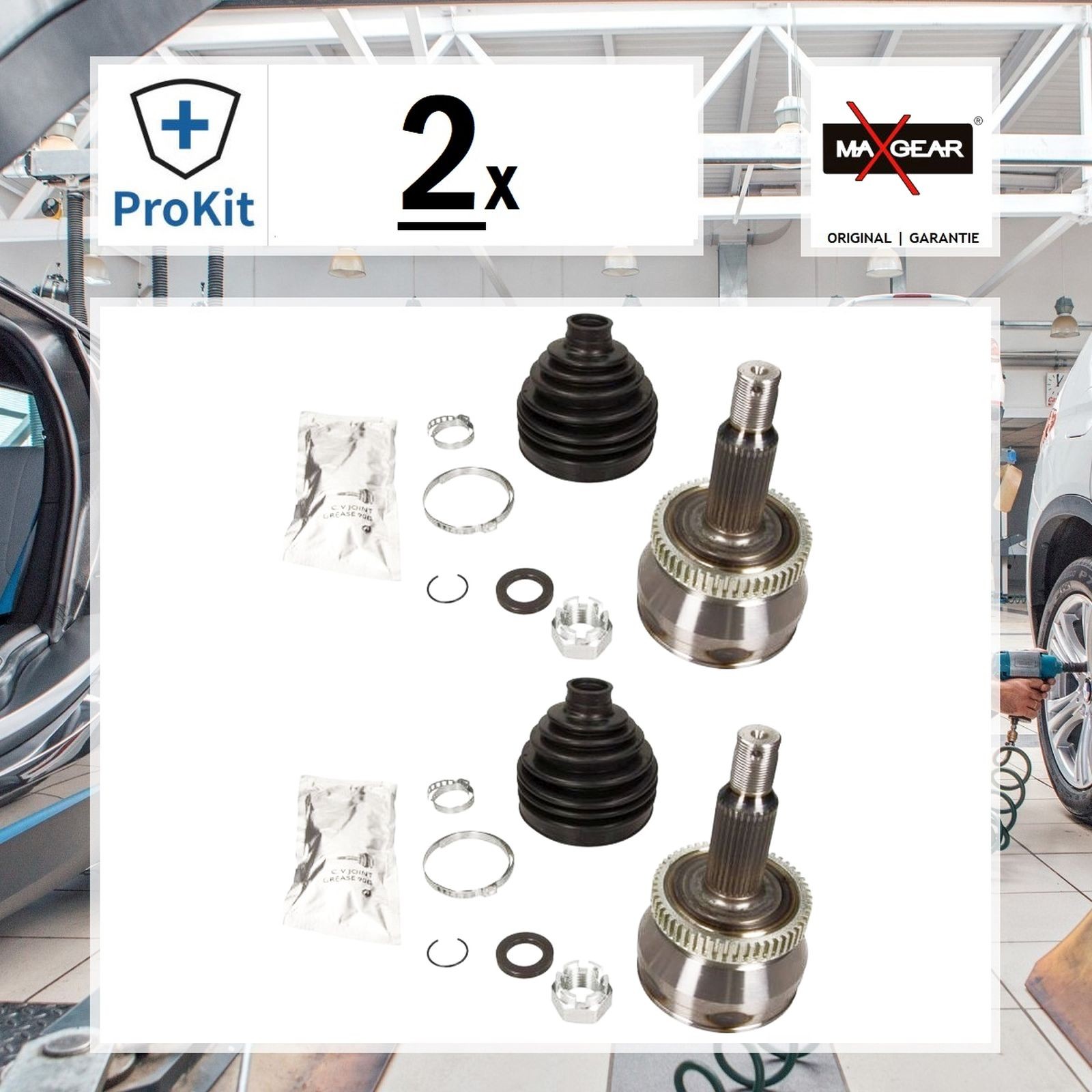 ORIGINAL® Maxgear Gelenksatz, Antriebswelle Vorne für Hyundai SANTA FÉ III