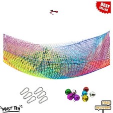NEW Climbing Cargo Net 6.5x9.8ft Double Layer Playground Safety Net