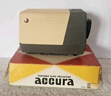 Vtg Accura Portable Slide Projector  Vintage In Original Box Japan Works