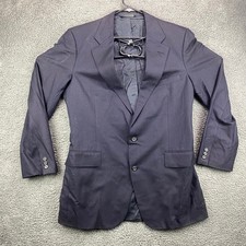 Polo by Ralph Lauren Brents Navy Blue Blazer Mens 42L Two Button Sport Coat