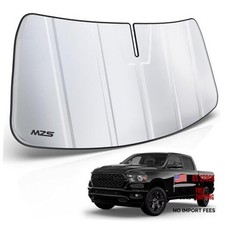 Windshield Sun Shade Compatible with RAM 1500 2019-2026, Foldable Truck Sun