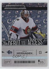 2023 Upper Deck Credentials Debut Ticket Access /799 Tier 2 Leevi Merilainen a3q