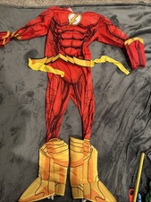 Rubies Halloween Costume DC Superheroes The Flash Size Large 10-12 - No Mask