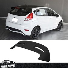 Rear Roof Spoiler Wing Fits 11-19 Ford Fiesta Hatchback St Style Matte Black Abs