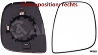 Alkar 6432867 Spiegelglas FüR AußEnspiegel Rechts
