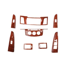 Mahogany Style Accessories Car Interior Door Trims Stickers for Toyota HILUX