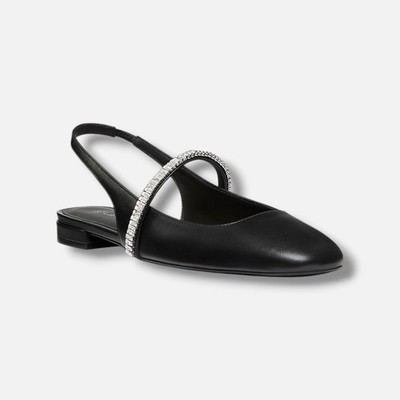 Stuart Weitzman Women's Black Stefanie Slingback Flats Size 7B