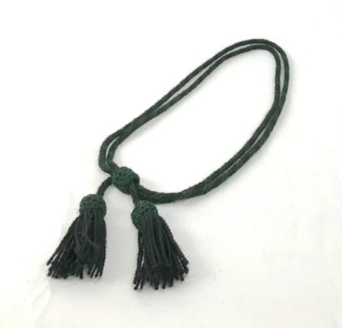 Green and Black Wool Hat Cord - Medical Service