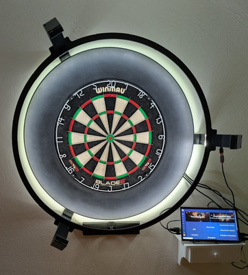 Autodarts Komplett-Set: LED Kameraring inkl. 3 Kameras & USB-Hub, Scoring System