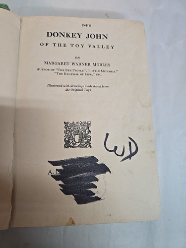 "Donkey John of the Toy Valley"; Margaret Warner Morley; 1938 - Picture 6 of 7