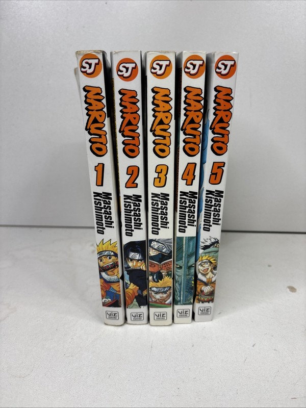Showmen Jump - Naruto By Masashi Kishimoto Vol 1-5