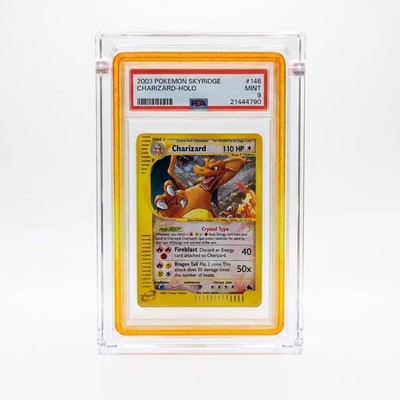 PSA CGC Graded Card Slab Acrylic Magnetic Display Case Phantom Clear UV Bumpers