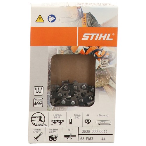 Chaîne pour tronçonneuse 'Picco Micro 3' - 40 cm - 3/8'' P - 1,3 mm - 56 maillons - STIHL - 3636