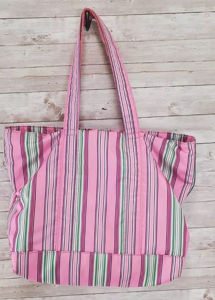 トートバッグ LAUREN RALPH LAUREN Striped Large Reversible Tote Bag Striped Large Reversible Tote Bag