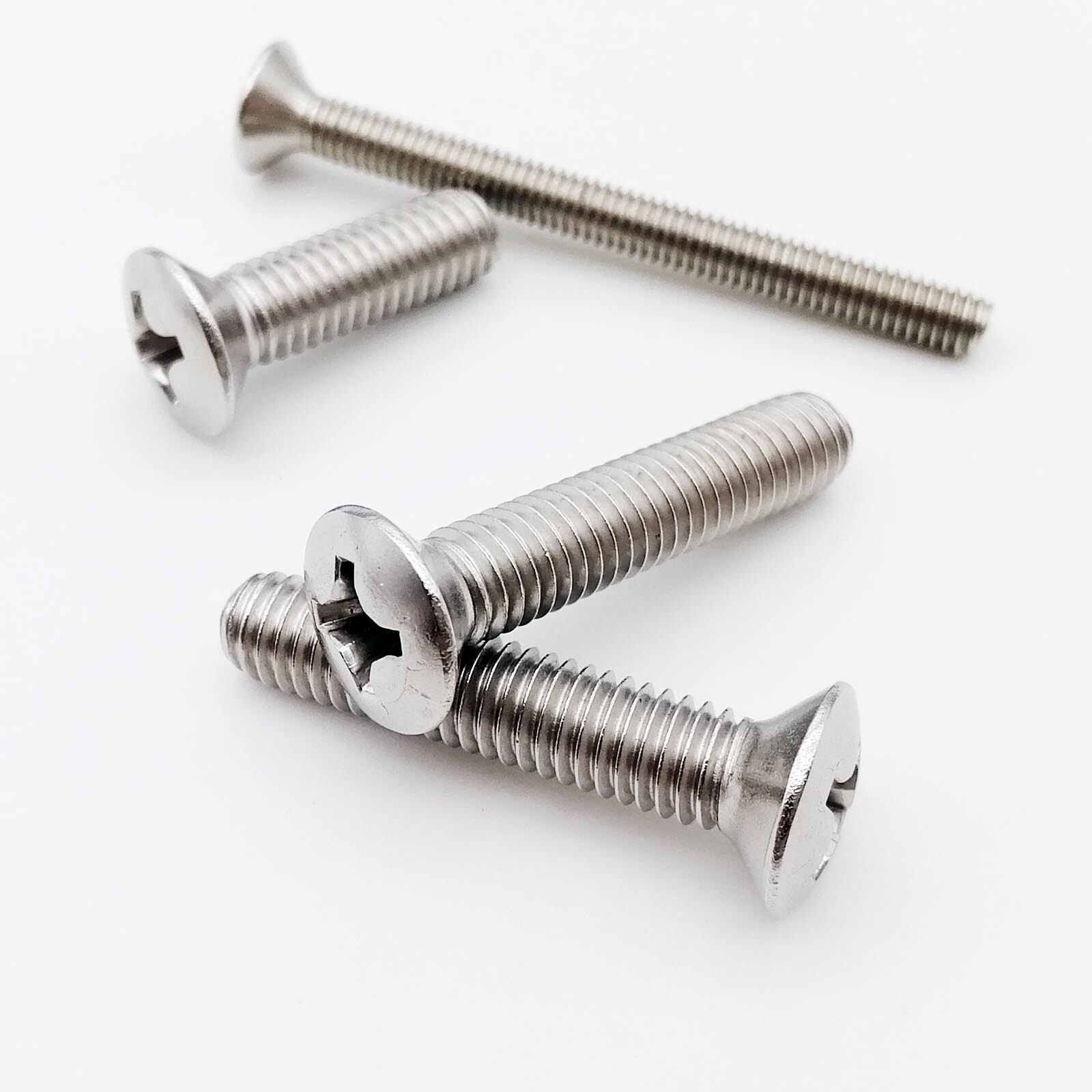 M2-M6 304 Stainless Steel Cross Phillips Half Raised Countersunk Head Screw Bolt