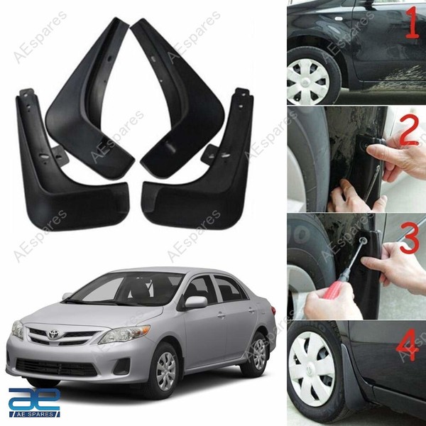 SchmutzfäNger Set Von 4 Kompatibel Mit Toyota Corolla Altis Typ - 3 Aes-image