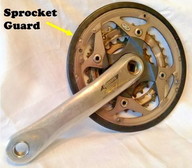 Bicycle sprocket online guard
