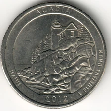 USA - 2012P - Washington ¼ $ - Acadia - Rare - #11236