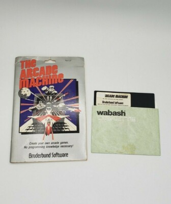 Vintage 1982 THE ARCADE MACHINE Apple II Computer Game Software Floppy Disk 