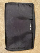 Vintage Case Logic Cassette Tape Holder Holds 30 Tapes Black Handle Strap