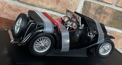 1947 MG TC Midget Black 1:18 Die-cast ROAD SIGNATURE LEATHER