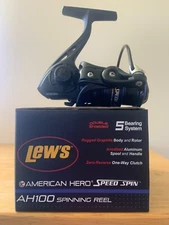 LEW'S AH100 AMERICAN HERO SPEED SPIN SPINNING REEL