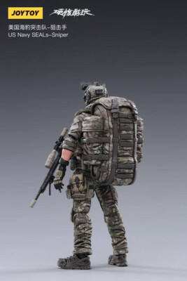 New Joy Toy Navy Seals 1/18 Scale 3.75″ Military Model 3 Action