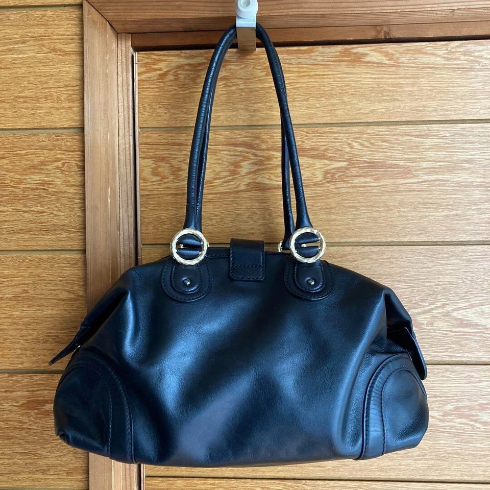 Bolso de hombro Tsumori Chisato para mujer Kariyaneko gato negro dorado damas Foto 3 de 4