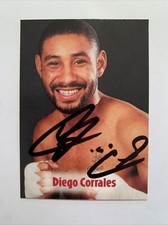 Diego Corrales Signed 2001 Brown’s Boxing 13th Set Bonus Card; #24