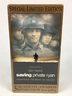 Saving Private Ryan (VHS,1998) Factory Sealed Special Limited Edition, Tom Hanks