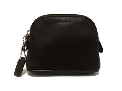 NEW Coach Classic Vtg Mahogany Leather Legacy SM Zip Coin Purse