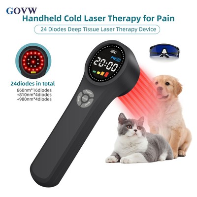 1760mW Portable Cold Laser Therapy Device Muscle Joints Pain Relief For Pets