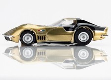 New AFX '69 Astro Vette LMP12 Gold Black Mega G Fits AW, HO Slot Car 22093
