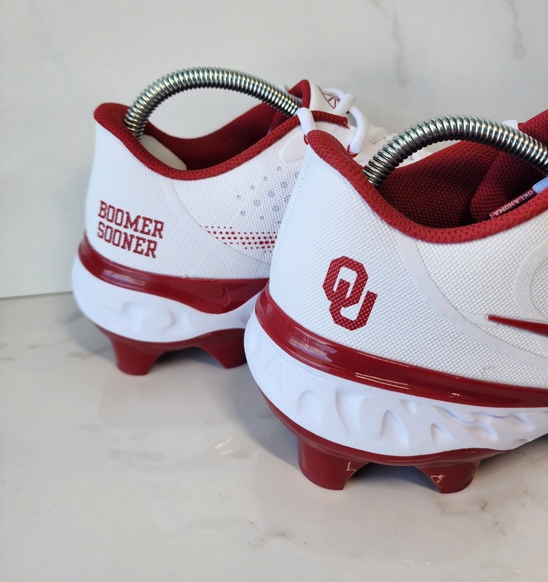Nike Alpha Huarache ELITE Oklahoma University Sooner Baseball Softball Cleats Nike Alpha Huarache Elite Oklahoma University Sooner  main image 2
