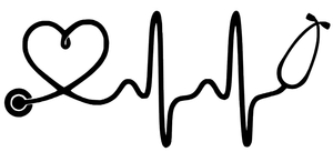 Download Nurse Stethoscope Heartbeat Vinyl Decal Sticker Window ...