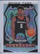 ANTHONY EDWARDS ROOKIE CARD Draft Picks SILVER PRIZMS $$ VARIATION 2020 RC MINT!