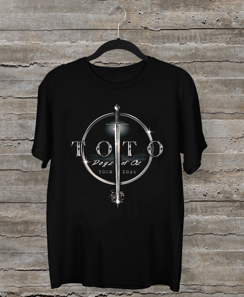NEW TOTO - Dogz of Oz - Tour 2024 Black All Size S-5Xl Unisex